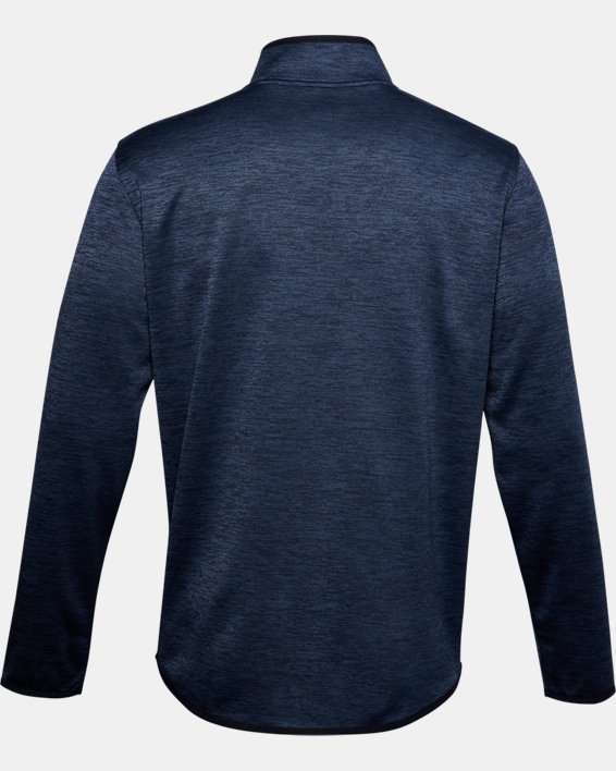 Men's Armour Fleece® ½ Zip, Blue, pdpMainDesktop image number 4